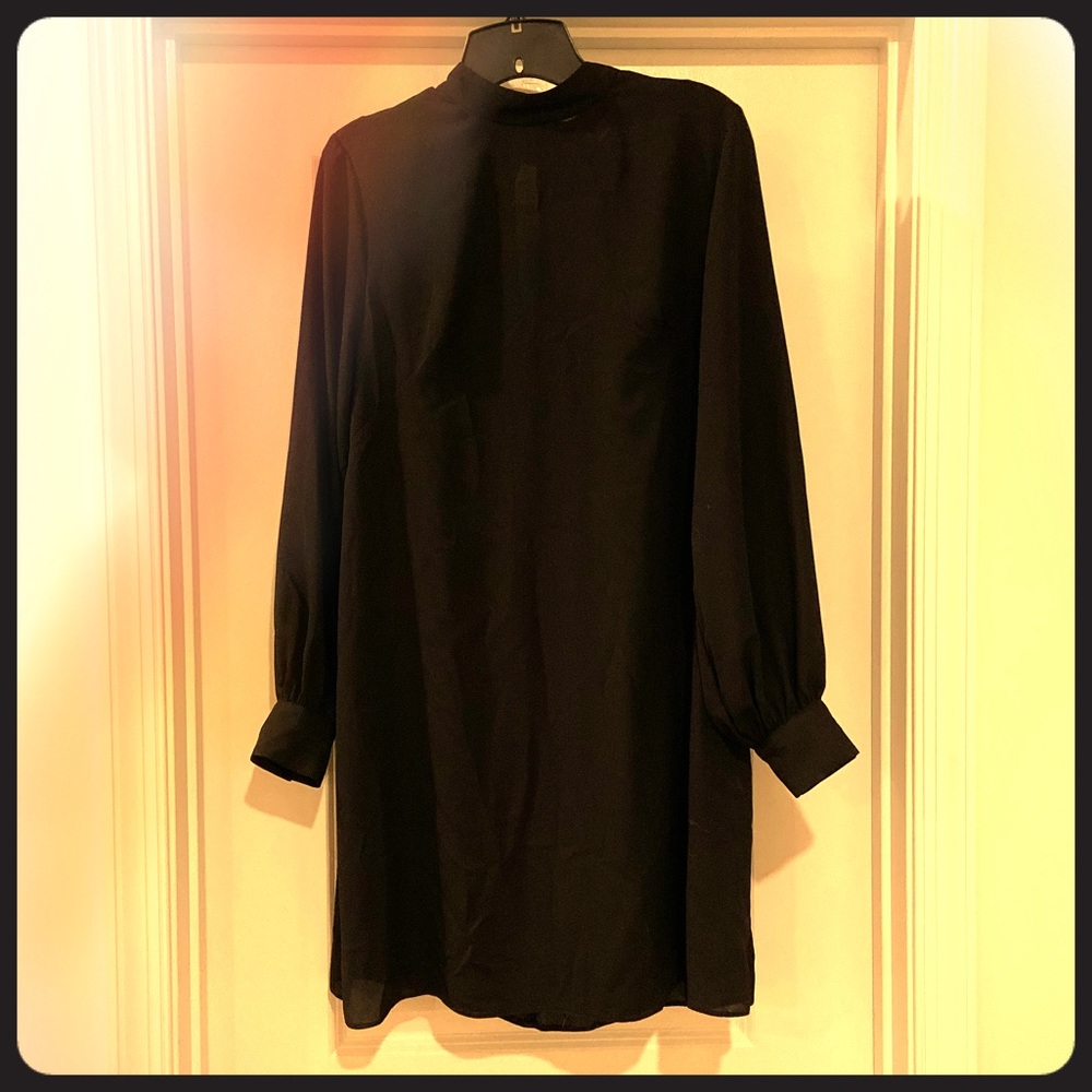 ASOS maternity black dress